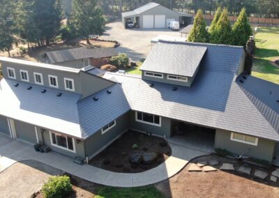 Charcoal Grey Woodgrain Embossed Shingle - Battle Ground, WA