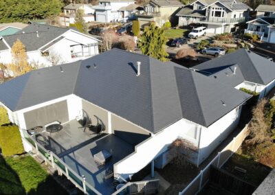 Charcoal Gray Slate Aluminum Shingle - Bellingham, WA