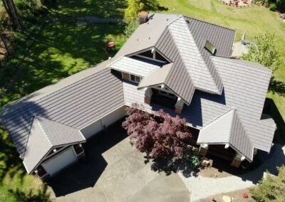 Rustic Shake Grey Aluminum Shingle - Snohomish, WA