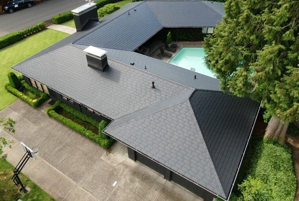 Black Slate Aluminum Shingle - Portland, OR