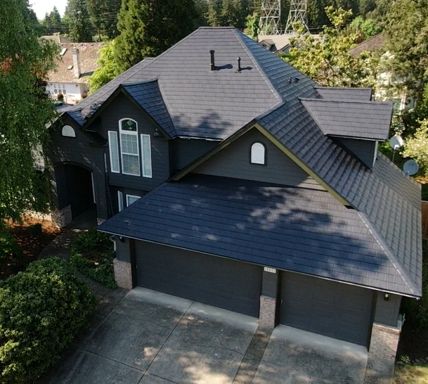 Black Slate Aluminum Shingle - Vancouver, WA-2