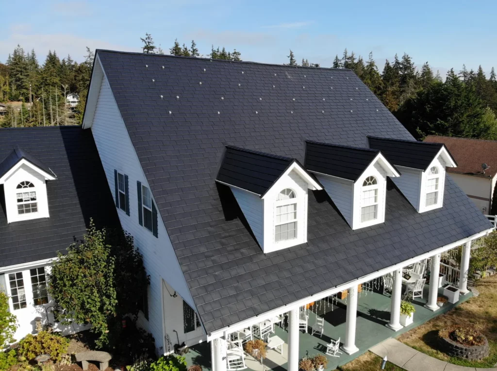 Black slate Aluminum Shingle - Camano Island, WA