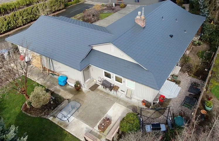 Charcoal Gray Slate Shingles - Tigard, OR