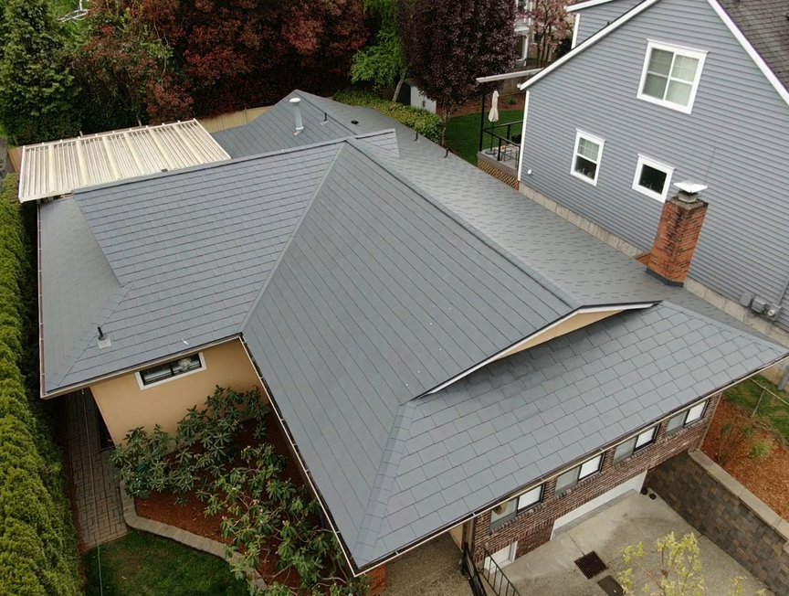 Charcoal Grey Embossed Slate - Portland, OR