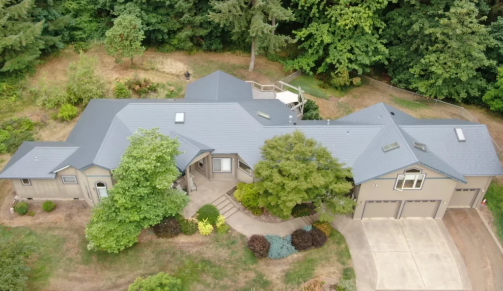 Charcoal Grey Slate Aluminum Shingle - Corvallis, OR