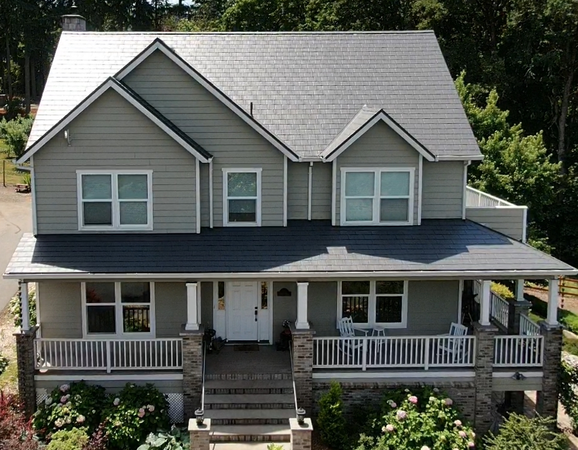 Charcoal Grey Slate Shingle - Newberg, OR