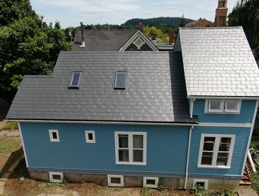 Charcoal Grey Slate Shingle - Portland, OR-2