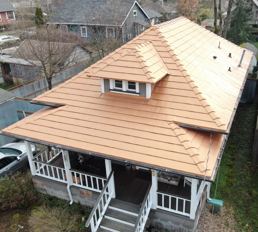 Copper Penny Oxford Shingle - Portland, OR