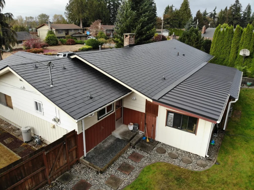 Slate Black Aluminum Shingle - Arlington, WA