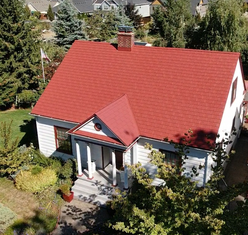 Terra Cotta Red Slate Shingle - Oregon City, OR