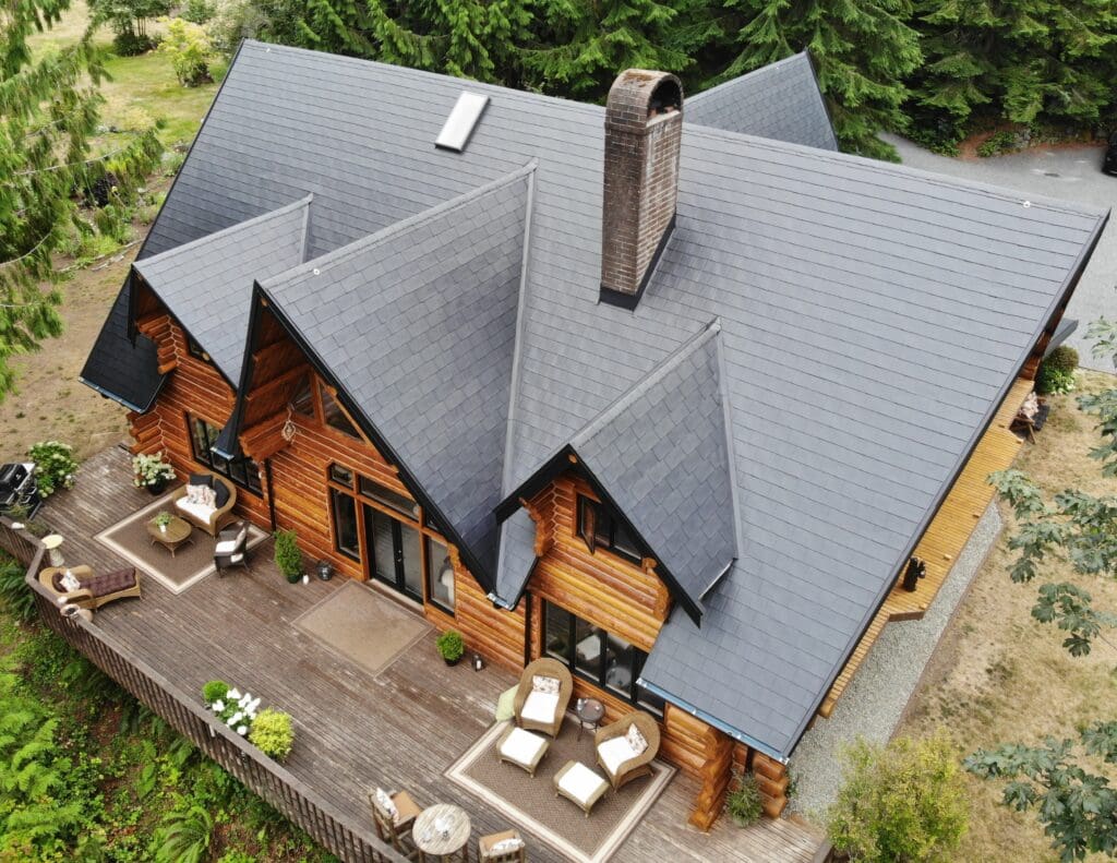 Black Slate Aluminum Shingle - Arlington, WA